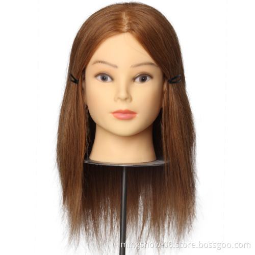 Fast delivery manikin training head with human hair on sale